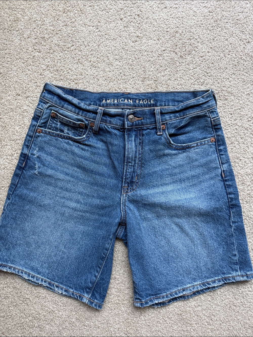 American Eagle Outfitters Blue Denim Jean Shorts